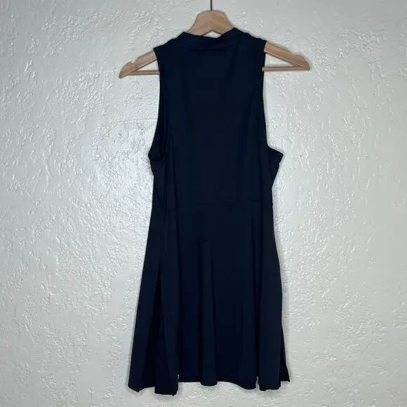 Old Navy PowerSoft Half Zip Athletic Dress Black Womens Medium - Picture 2 of 9